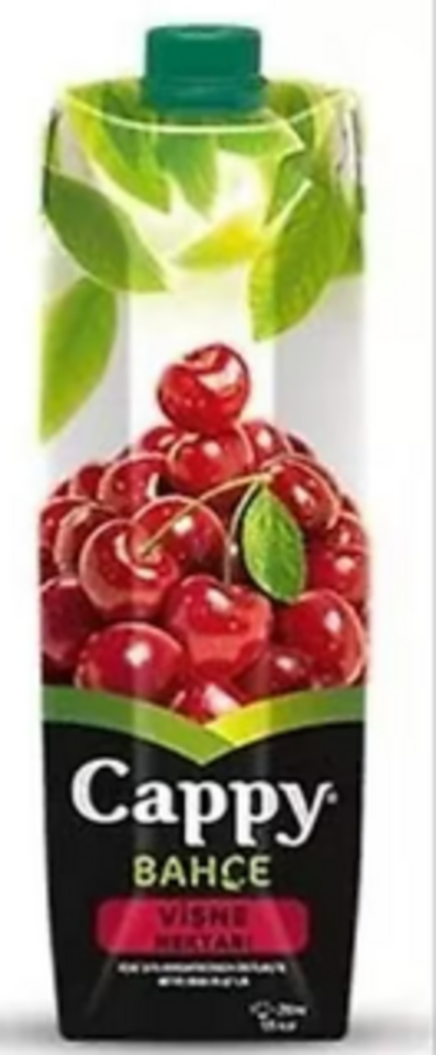 CAPPY MEYVE SUYU 1 LT-VİŞNE (TETRA)